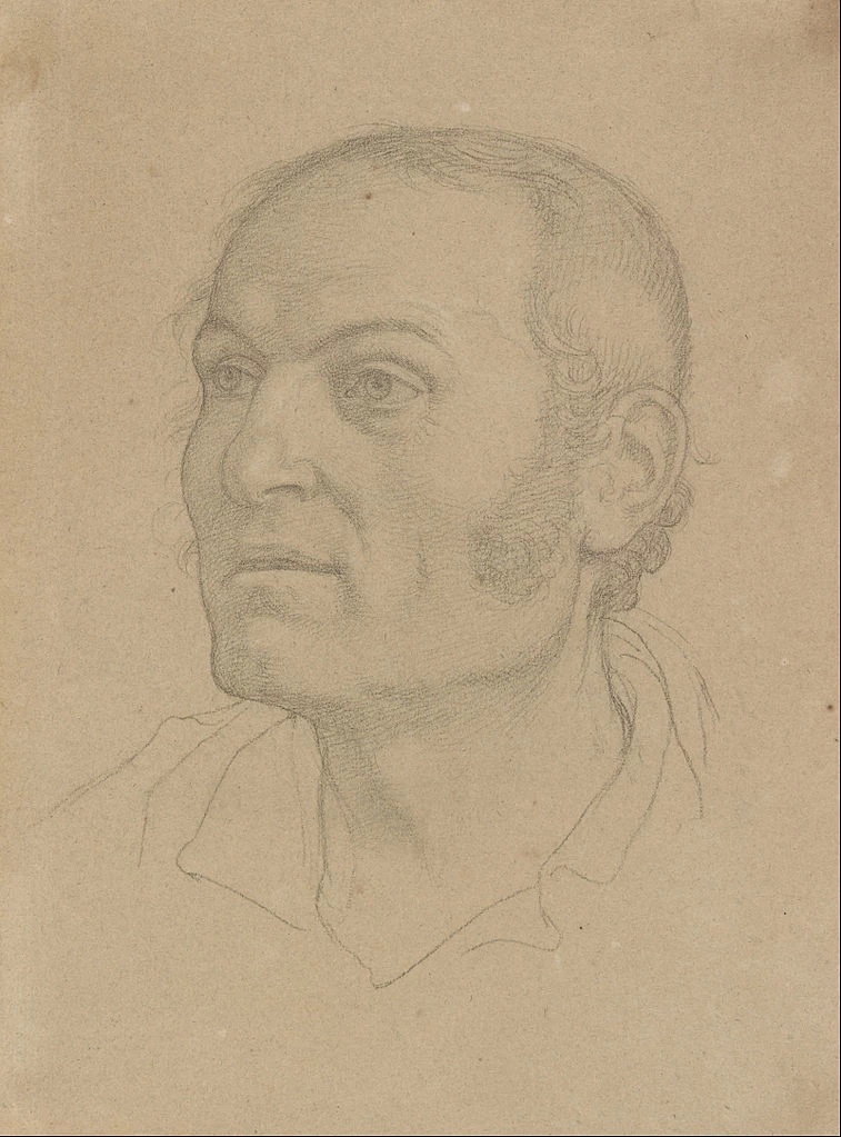 Friedrich Overbeck - Testa di uomo, Getty Center, Los Angeles